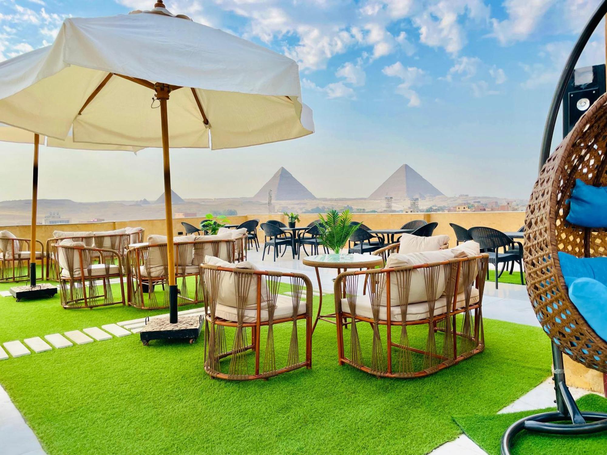 Kafret el-Gabal Palm Pyramids View Hotel מראה חיצוני תמונה