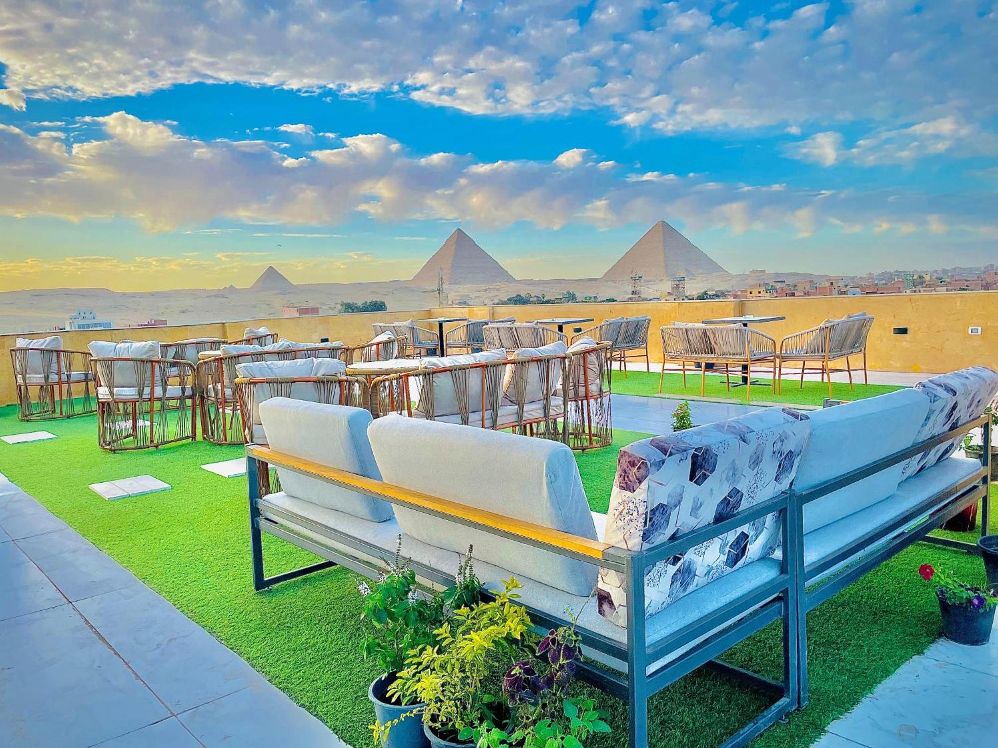 Kafret el-Gabal Palm Pyramids View Hotel מראה חיצוני תמונה