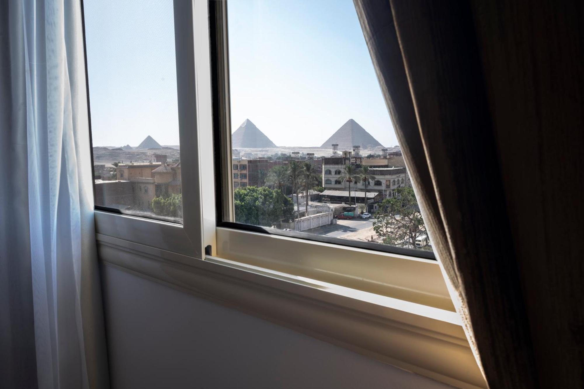 Kafret el-Gabal Palm Pyramids View Hotel חדר תמונה